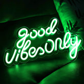 Good Vibes Only Neon Signs for Wall Decor